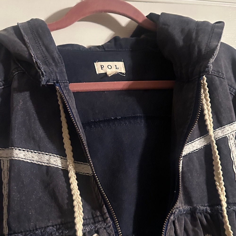 POL Patchwork peplum Jacket - image 5